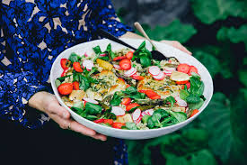 Try this delicious puy lentil salad with avocado and halloumi recipe and other recipes from red online. Summer Rice Salad With Halloumi Strawberries Green Kitchen Stories