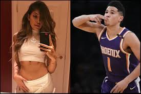 His highschool sweetheart and a petty instagram model. Video Devin Booker Hannah Harrison Date Night At Top Golf Blacksportsonline