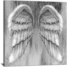 The other part of the cleat will go on the wall. Buy Black And White Angel Wings Canvas Wall Art Painting Abstract Artistic Pictures For Home Bedroom Living Room Contemporary Bathroom Wall Decoration Print Gift 24x24 Inches Online In Turkey B089n94tzm