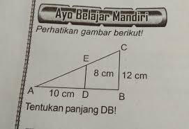 Maybe you would like to learn more about one of these? Panjang Ad 10 Cm Panjang Cd 8 Cm Panjang Cd 12 Cm Tentukan Panjang Db Brainly Co Id