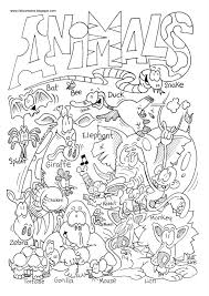 The puppy slides down from the mountain on its four paws. Preschool Animal Coloring Pages For Kids Novocom Top