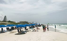 Seaside Florida Beaches Are Lined With Rental Beach Umbrellas Chairs And Cabannas In Fact There A Family Beach Vacation Spots Seaside Florida Florida Beaches