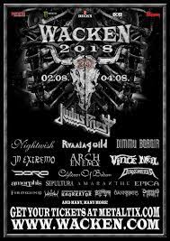 Helloween performing the keeper of the seven keys part ii classic i want out at wacken open air 2018 during the pumpkins. Wacken 2018 Nachschub Furs Line Up Time For Metal Das Metal Magazin