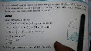 We did not find results for: Luas Permukaan Prisma Belah Ketupat Kls 8 Smt 2 Youtube