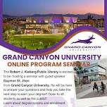 Grand Canyon University Online Program Seminar