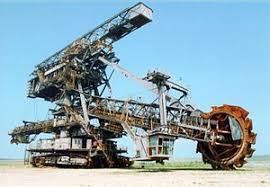 Bucket Wheel Excavator Wikipedia The Free Encyclopedia Excavator Excavator Machine Heavy Machinery