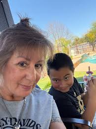 Sweet Abbey is never far from the grandson…….a beautiful thing. ❤️