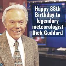 Beloved former Fox 8 meteorologist and animal activist Dick Goddard, who  forecasted Cleveland's weather for more than 5 decades, turns 88 today.  Join us in wishing him the happiest of birthdays. Photo: