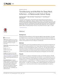 Find out how much your health insurance will cost you if you don't qualify for a subsidy. Pdf Tonsillectomy And The Risk For Deep Neck Infection A Nationwide Cohort Study