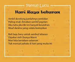 Selamat hari raya aidilfitri.moga silaturahim diberkati allah. Pantun Lucu Hari Raya Buat Lebaran Kian Meriah Yedepe Com