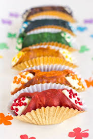 Rainbow Cannoli Rainbow Food Cannoli Italian Recipes Dessert