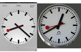 With the clock app on iphone and ipad! Apple Paid 20 Million For Ipad Clock Design Rights