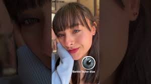 MYEYEBB Barbie Taylor Blue Prescription Men Colored Contact Lenses