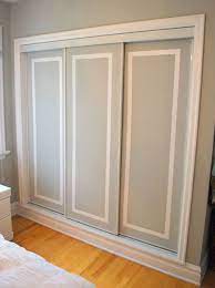 Maybe you would like to learn more about one of these? Closet Door Ideas Add Interest To Plain Closet Doors By Painting Them And Adding A Trim Detail In An Closet Door Makeover Painted Closet Sliding Closet Doors