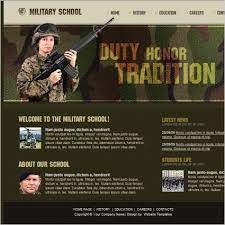 The best resume format for military personnel depends a bit on where you are in your career. Military School Template Free Website Templates In Css Html Js Format For Free Download 363 67kb