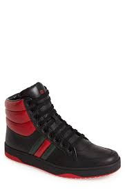 Black And Red Designer Sneakers Gucci Ronnie High Top Sneaker Men Nordstrom Mens Designer Shoes High Top Sneakers Men S High Top Sneakers
