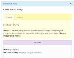 Bahasa ini memiliki pelafalan yang kurang lebih sama dengan bahasa indonesia. What Does Upper Ini Mean In Malay What Is Its Etymology Quora