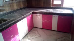 The tones are subtle and sweet, making for a welcoming kitchen — whether traditional or gray is the most popular color for kitchen walls as it's bold and modern while remaining clean and versatile. Dark Pink And Off White Colour Interior Design Kitchen Makes By Jaswant Singh Carpenter Youtube
