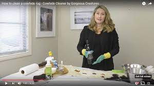 What if your lovely pet leaves a smelly mark. Cowhide Cleaner How To Clean A Cowhide Remove Pet Urine