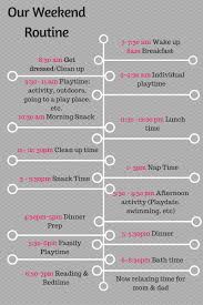 How I Structure My Weekends With A Toddler Toddlerlife Dailytoddlerroutine Momslife Kids Schedule Toddler Routine Daily Schedule Kids