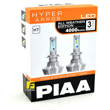 piaa leh133e h7 hyper arros all weather edition 4000k led led 4000k led bulb