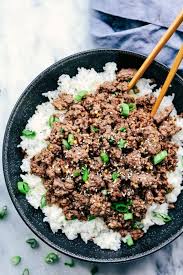 Korean Ground Beef And Rice Bowls Super Easy And Tasty Added Sauteed Zucchini For A Veggie Rice Bowls Recipes Beef Dinner Recipes