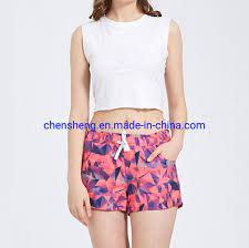 Blank Plain Beachwear Wholesale Swimwear Beach Girl Short Pants Ladies Beach Shorts China Board Shorts And Beach Shorts Price Made In China Com