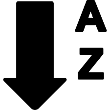 To make sure the words are in the correct order, you may need to sing. Alphabetical Order From A To Z Vector Svg Icon 2 Svg Repo