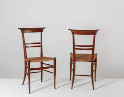 Pair Of Chiavari Beech And Cane Side Chairs Italy 1950s Chair Side Chairs Light Chair