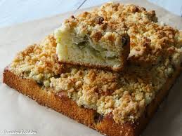 Streusel A La Rhubarbe La Cuisine D Adeline Recette En 2020 Rhubarbe Recette Dessert Recette Facile