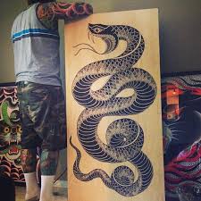 When combined with the element of a snake, a japanese skull tattoo represents protection and good fortune. Traditional Japanese Snake Tattoo Rules Novocom Top