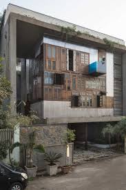 This Is Collage House In Belapur Navi Mumbai Home To Four Generations Of The Bhargava Family Sustainable Architecture Architecture Facade Architecture