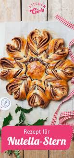 Rezept Fur Einen Nutella Stern Rezept Nutellastern Rezept Nutella Sterne Nutella Rezepte