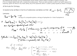 Contents 1 history 2 generalization 3 boltzmann entropy excludes. Fundamental Entropy Equation 1 Explanet