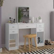 Jocelyne Dressing Vanity With Mirror Modern Vanity Table Furniture Furniture Deals