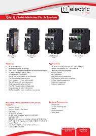 Maybe you would like to learn more about one of these? Qa 13 Series Miniature Circuit Breakers Cbi