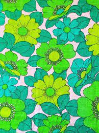 They say the earth laughs in flowers. 60s Mod Floral Fabric Swedish Bold Pattern In Great Condition Psychedelic Drawings Retro Prints Pattern