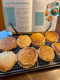 Add the buttermilk, melted butter and vanilla and mix well. Fluffy Whole Wheat Pancakes From America S Test Kitchen The Complete Baby Toddler Cookbook Cookbooklovers