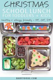 10 punch recipes perfect for a kids party. Christmas School Lunch Idea For Kids Allergy Friendly Baby Foode
