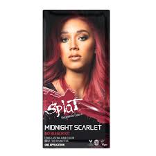 Hold the can four to six inches away from dry hair and spray wherever you want. Splat 30 Wash Semi Permanent Midnight Scarlet Hair Color No Bleach Dark Red Dye Walmart Com Walmart Com