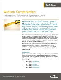 Construction insurance companies like contractors liability, help you protect your investment. Construction White Paper Workers Compensation And Your Loss Rating