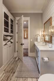 We love the eclectic artwork against the baby pink walls of this powder room. 30 Elegant Farmhouse Bathroom Wall Color Ideas Bathroommakeover Bathroom Wall Colors Bathrooms Remodel Bathroom Interior