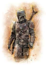 Mandalorian Yellow Style Star Wars Background Star Wars Pictures Star Wars Images