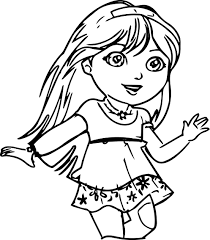 In addition, the kid is carried away and does not bother his mother while she does her business. Dora And Friends Coloring Pages Coloring Home
