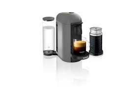 Removable and rotating 1.7 litre water tank. Vertuoplus Grey Bundle New Vertuo Espresso Machine Nespresso Usa