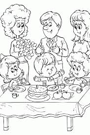 702x500 how to draw a birthday party step by step. Birthday Party Coloring Page Coloring Home