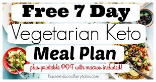 The vegetarian keto diet is an eating plan that combines aspects of vegetarianism and keto dieting. 7 Day Vegetarian Keto Meal Plan Free Easy Weight Loss Plan