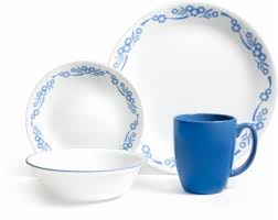 Maybe you would like to learn more about one of these? Corelle Livingware Cornflower Dinnerware Set White Blue 16 Pc Kroger