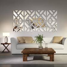 Mirrored Chevron Print Wall Decoration In 2020 Wall Decor Living Room Room Wall Decor Wall Decor