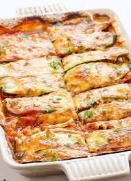 Chicken Zucchini Enchilada Casserole Recipe Ifoodreal Delicious Clean Eating Recipes Chicken Zucchini Casserole Recipes Clean Eating Recipes